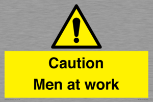 Caution Men at work
